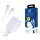 Ładowarka i akumulator 3MK Hyper Charger PD 45W White + 2x USB-C-C Cables 5903108561969